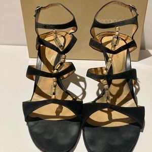 Sergio Rossi suede strappy sandals